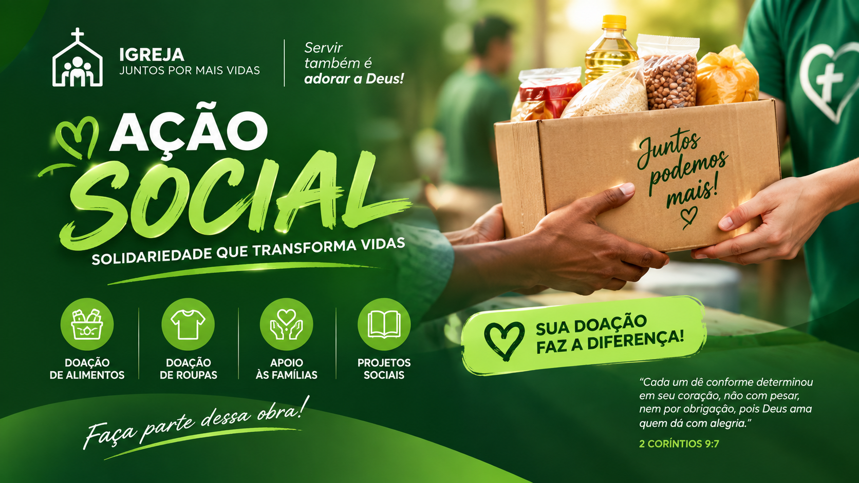Site moderno para ministério